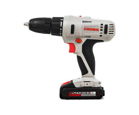 Дрель-шуруповерт CROWN CT21056L-2 BMC 18 В 2 шт Li-ion акк. 2 Ач, 45 Нм, 0-350/0-1350 об/мин Фотография_1