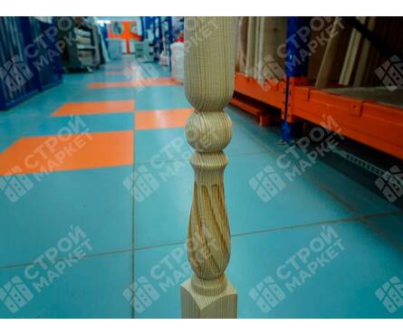 Балясина Витая №4 50х50х900 мм сорт А хвоя Фотография_3