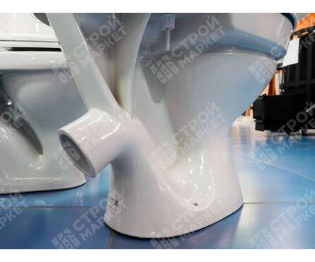 Унитаз-компакт W101 косой выпуск+сиденье полипропилен GESSO Фотография_6