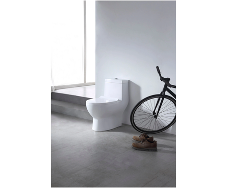 Унитаз-монолит EVA GOLD SM9601, тонкое сиденье ДП (с гофрой и подводкой) Фотография_2