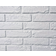 Кирпич Клинкер 300-00 гипсовая плитка, крупный кирпич, белый, 6.5х24.0 см (уп./0.58 м²/30 шт)  Фотография_0