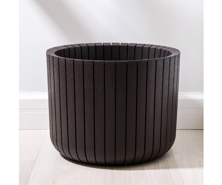 Кашпо для цветов коричневое ШАТО D 250 мм 8 л Фотография_2