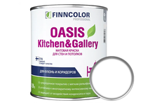 Краска для стен и потолков FINNCOLOR OASIS KITCHEN&GALLERY база А (0.9 л)