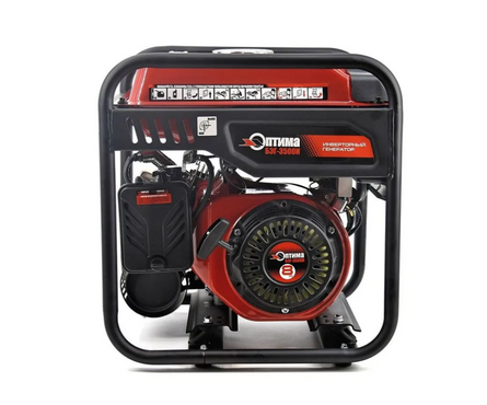 Генератор бензиновый инверторный 3 кВт 220В бак 7 л ручной стартер БЭГ-3500I ОПТИМА Фотография_3
