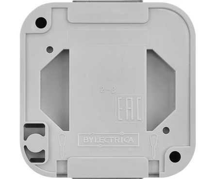 Выключатель 1-кл. серый Пралеска Аква BYLECTRICA Фотография_2