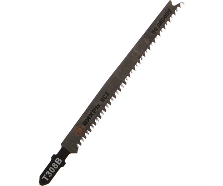 Пилки для лобзика по дереву 116х90 мм ламинату, чистый рез T308В ВИХРЬ (2 шт/уп) Фотография_1