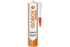 Герметик силиконовый санитарный ISOBOX ТЕХНОНИКОЛЬ 260 мл беcцветный