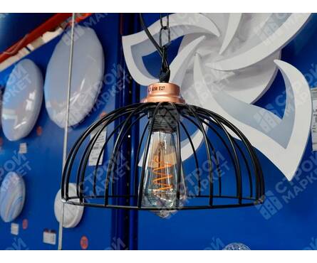 Светильник подвесной Е27 Agarola P1 черный 1018-106 RIVOLI Фотография_7