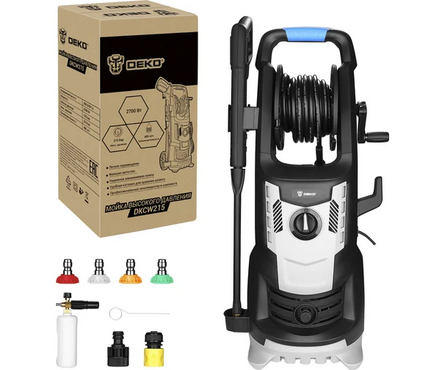 Мойка высокого давления 2.7 кВт, 480 л/ч, 170 бар DKCW215 DEKO Фотография_2