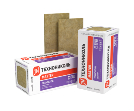 Утеплитель Минвата ТЕХНОБЛОК Стандарт пл 45 кг/м³ 1200х600х100 мм (2.88 м²/0.288 м³/4 плиты) Фотография_0