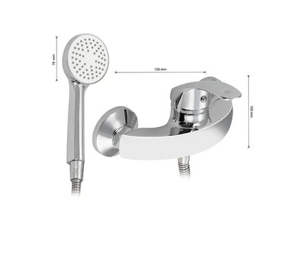 Смеситель для душа однорычажный хром 87103 MAYFAIR Фотография_1