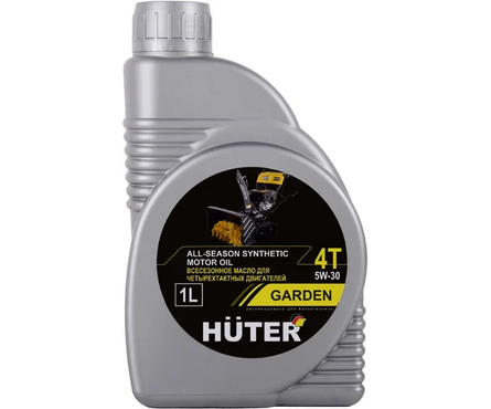 Масло 4-х тактное для двигателей 1.0 л синтетическое 5W-30 HUTER ЧЗ Фотография_0