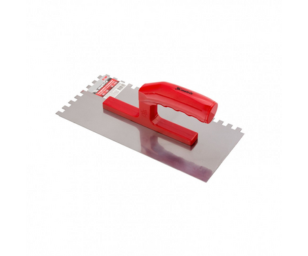 Гладилка 130х280 мм, зуб 8х8 мм, пластмассовая ручка MATRIX Фотография_2