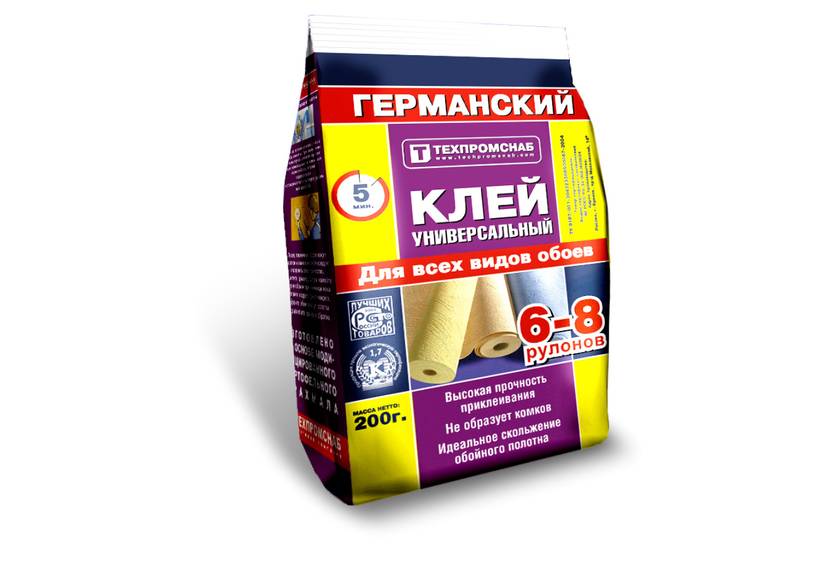 универсальный клей для обоев. ). клей обойный кволити 200 гр. универсальный клей для обоев. обойный клей pufas.