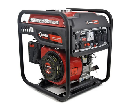 Генератор бензиновый инверторный 3 кВт 220В бак 7 л ручной стартер БЭГ-3500I ОПТИМА Фотография_4