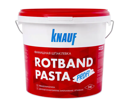 Шпаклевка готовая финишная KNAUF Ротбанд Паста Профи 5 кг Фотография_0