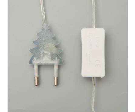 Гирлянда светодиодная Метраж 1.2 м 20 LED силикон мультиколор свет Фотография_3