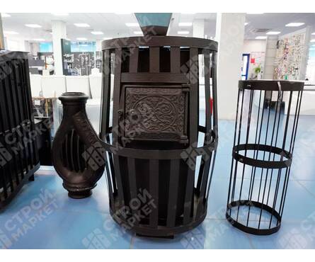 Печь банная Витязь 18 с закрытой камерой БЕРЕЗКА Фотография_2