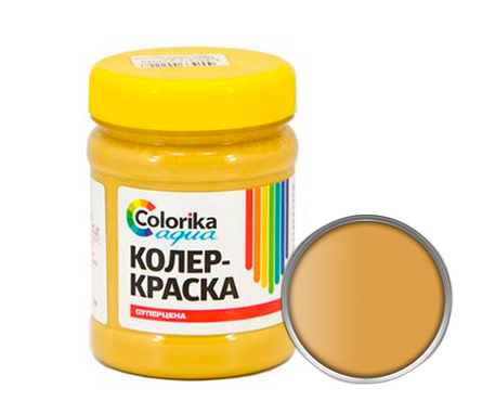 Колер-краска Colorika Aqua охра желтая 0,5 кг Фотография_0