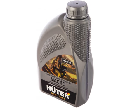 Масло моторное HUTER 5W-30 4-х тактное, для двигателей Huter, синтетическое, 1.0 л Фотография_0