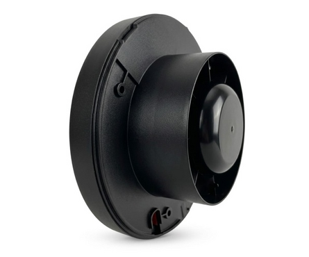 Вентилятор осевой вытяжной d 100 мм с укороченным патрубком Seicoi Ratio 100 Matt black Фотография_2