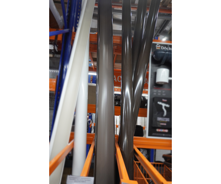 Желоб водосточный Дёке LUX (шоколад) 3 м  Фотография_1