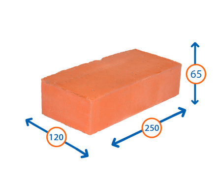 Кирпич фундаментный Грайворон, полнотелый, М125, 250х120х65 мм (480 шт/под) Фотография_1