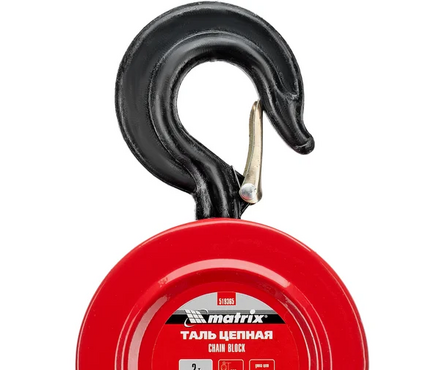 Таль ручная цепная 2 т, 2.5 м MATRIX Фотография_3