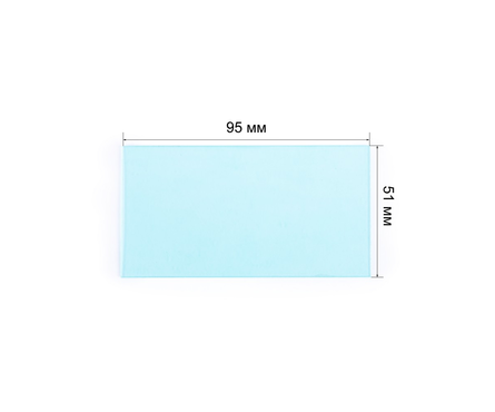 Стекло для маски сварщика FOXWELD Хамелеон, поликарбонат, 96х51 мм  Фотография_1