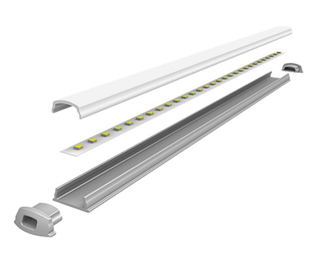 Профиль гибкий Jazzway анодированный, 2000 мм  Фотография_1