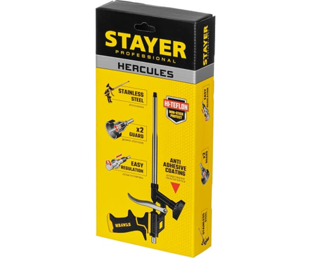 Пистолет для монтажной пены Stayer HERCULES, тефлоновый корпус  Фотография_2
