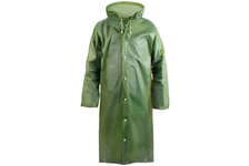 Дождевик зеленый EVA с капюшоном (на кнопках) Komfi