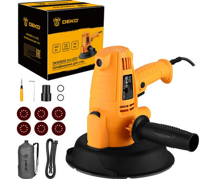 Шлифмашина для стен 180 мм, 850 Вт DKWS850 DEKO Фотография_4