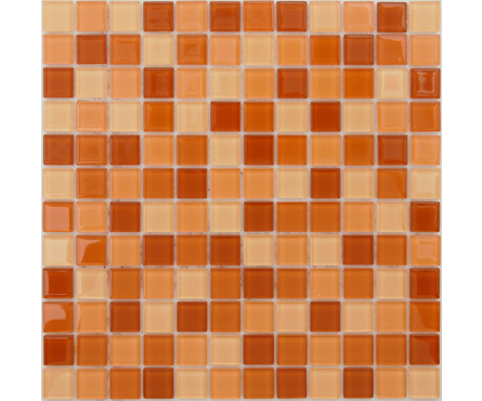 Мозаика Caramelle Mosaic Acquarelle Habanero 298х298х4 мм, чип 23х23 мм Фотография_0