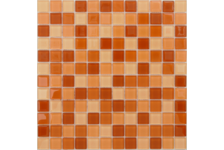 Мозаика Caramelle Mosaic Acquarelle Habanero 298х298х4 мм, чип 23х23 мм