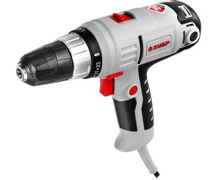 Шуруповерт сетевой Зубр, d-6 мм, 0-300 / 0-1150 об/мин БЗП 10мм, 300Вт Фотография_1