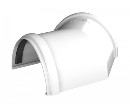 Угол желоба 135° ТехноНИКОЛЬ ПВХ, белый Фотография_2