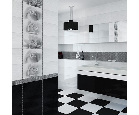 Бордюр Камелия черный 01 400х75х8 мм 1-й сорт Фотография_1