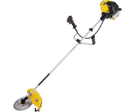 Триммер бензиновый 3 л.с. 4.8 кВт 52 см³ вес 7.6 кг неразъемная штанга DTL-52 DENZEL Фотография_1