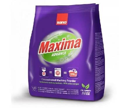 Стиральный порошок Sano Maxima Advance, 1,25кг