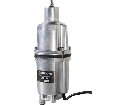 Вибрационный насос Вихрь ВН-15Н (нижний забор, 18 л/мин, 72 м напор, кабель 15 м) Фотография_0