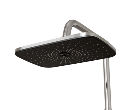 Душевая система (смеситель 35к с изл+лейка 1 поз.+душ. шланг+тропич. душ) ML2409 MIXLINE Фотография_4