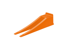 Система выравнивания плитки Пластик Руси Клин, оранжевый, для Кольцо и Стандарт, 200 шт