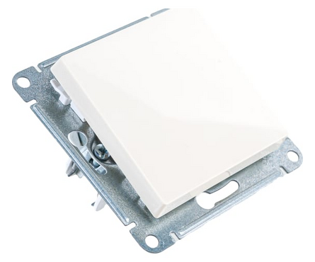 Переключатель 1-кл бежевый проходной ATLAS 10 А\250В Schneider Electric Фотография_1