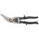 Ножницы по металлу GROSS PIRANHA, 270мм, прямой и левый проходной рез, сталь-СrMo, двухкомпонентные рукоятки Фотография_0