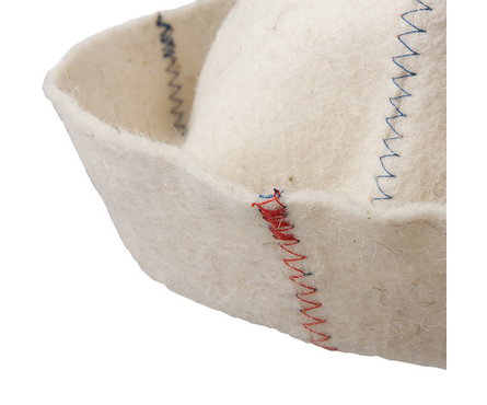 Шапка для бани и сауны Цветной Зигзаг Фотография_1