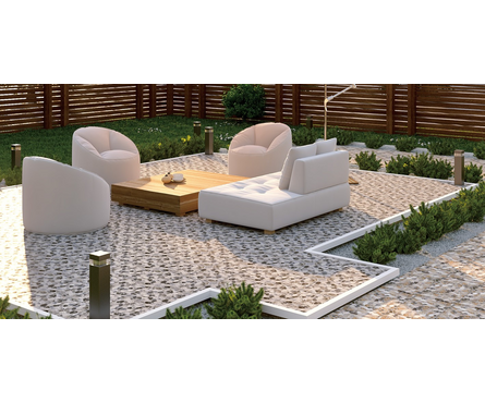 Керамогранит Rento бежевый рельеф 298х298х8 мм Cersanit (0.089 м²/1 шт) 1 сорт Фотография_2