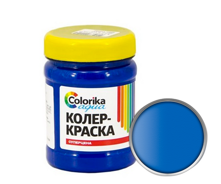 Колер-краска Colorika Aqua синяя 0,5 кг Фотография_0