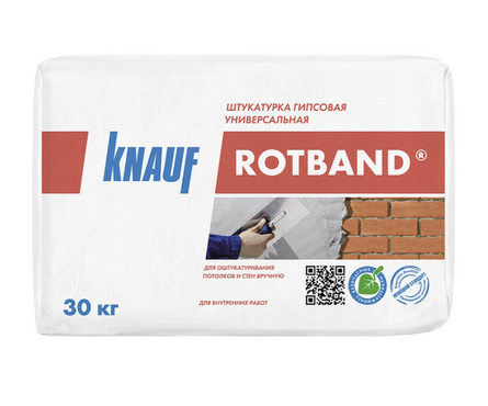 Штукатурка гипсовая универсальная KNAUF Ротбанд 30 кг Фотография_0