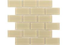 Мозаика Caramelle Mosaic Impressioni Mattoni Crema 300х300 мм, чип 50х100 мм